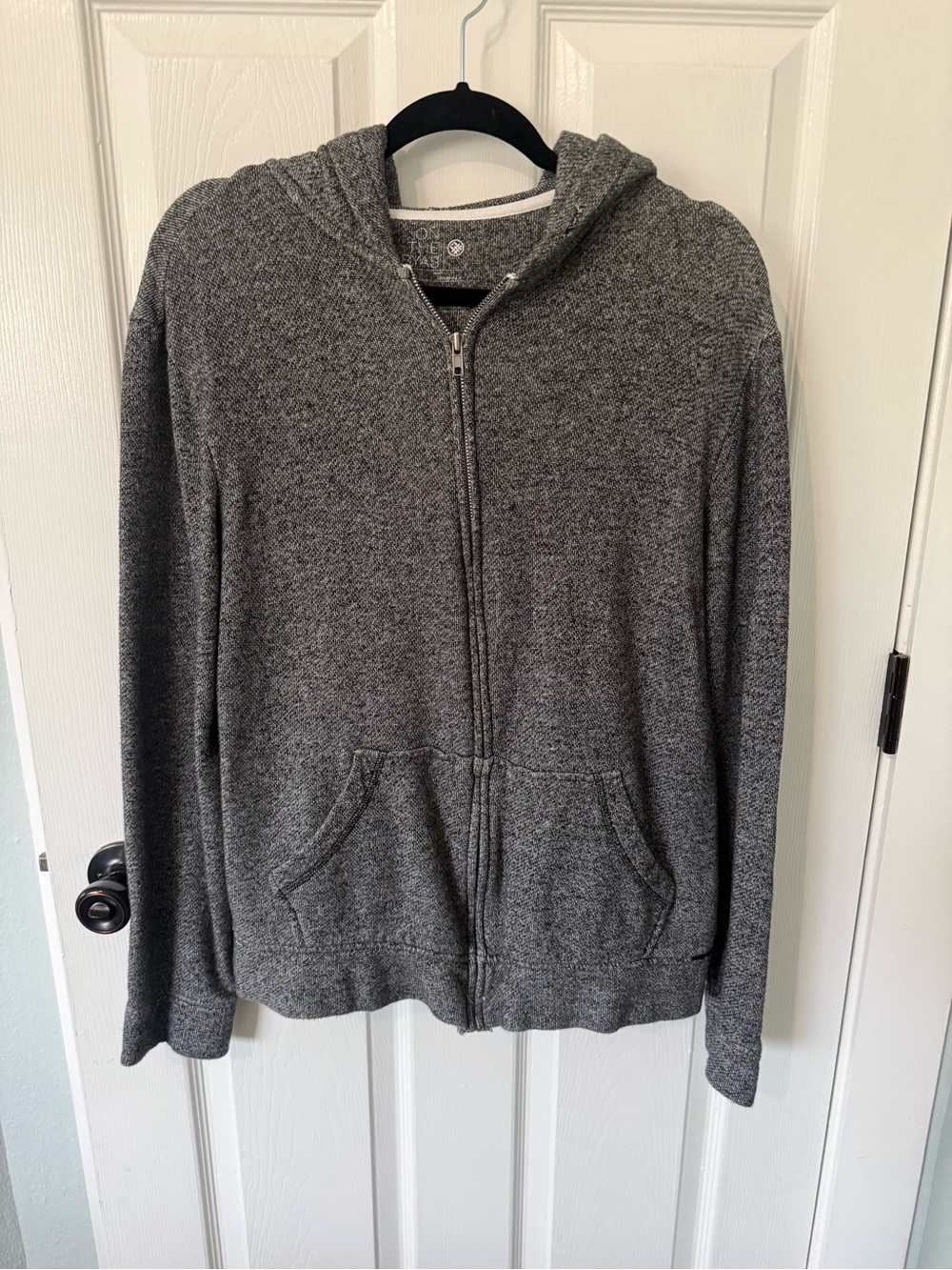 On The Bayas Gray Zip-Up | Size Large